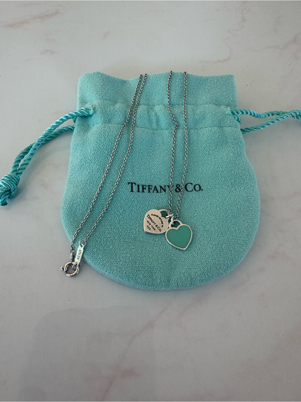 Tiffany & Co. mini hearts necklace